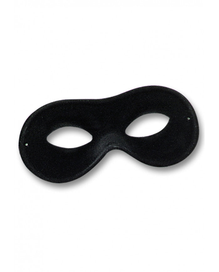 maschera scamosciata nera bambini