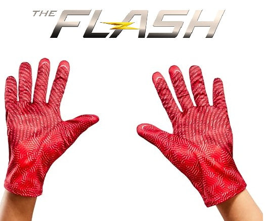 Guanti Flash Supereroe Originale DC Comic Justice League Bambino