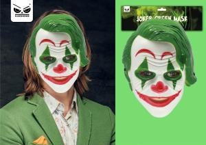 Maschera Joker Rigida con Elastico Clown Pazzo DC Comic