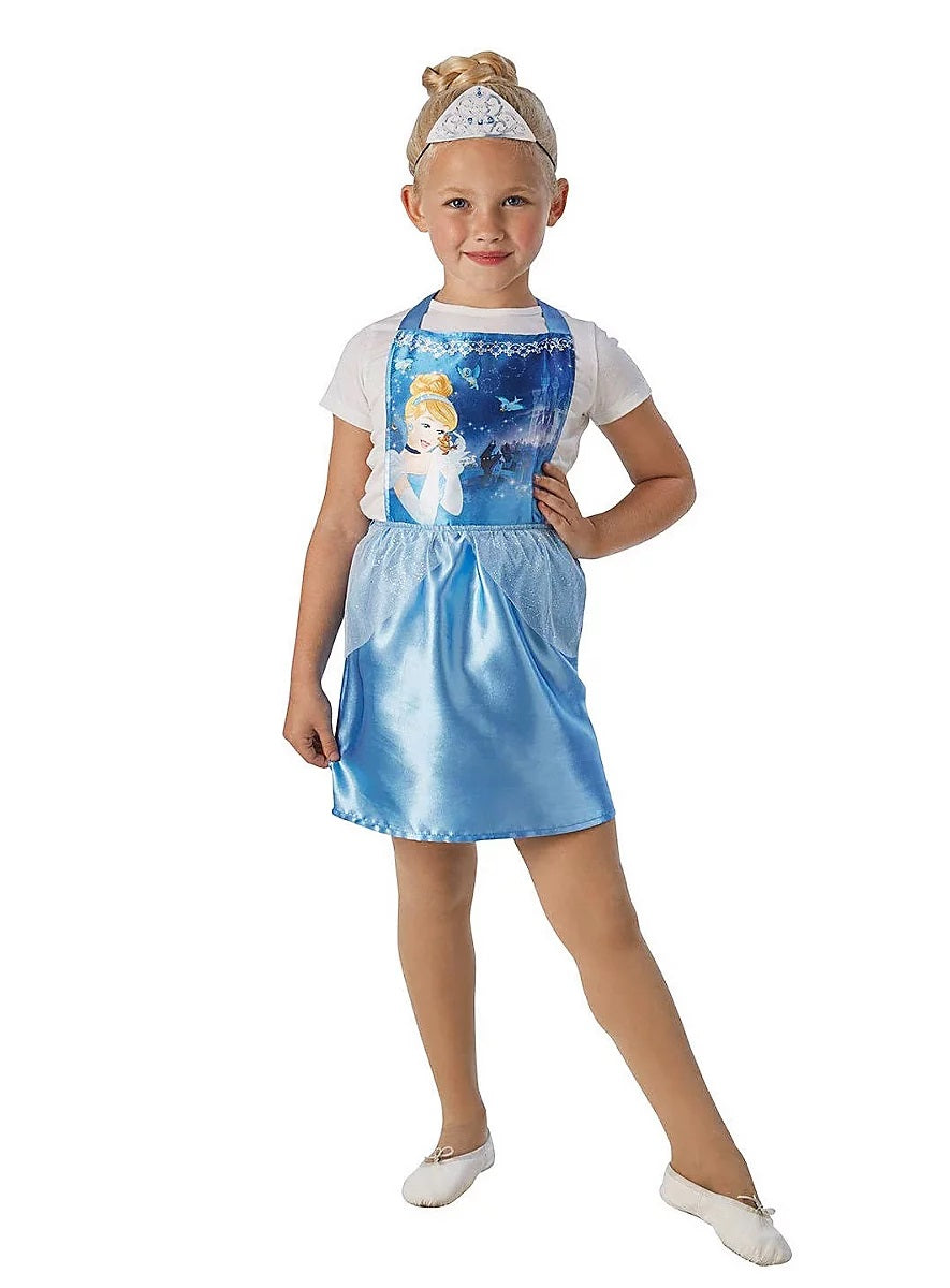 Costume Economico Principesse con Coroncina Disney Rapunzel Belle Cenerentola Aurora