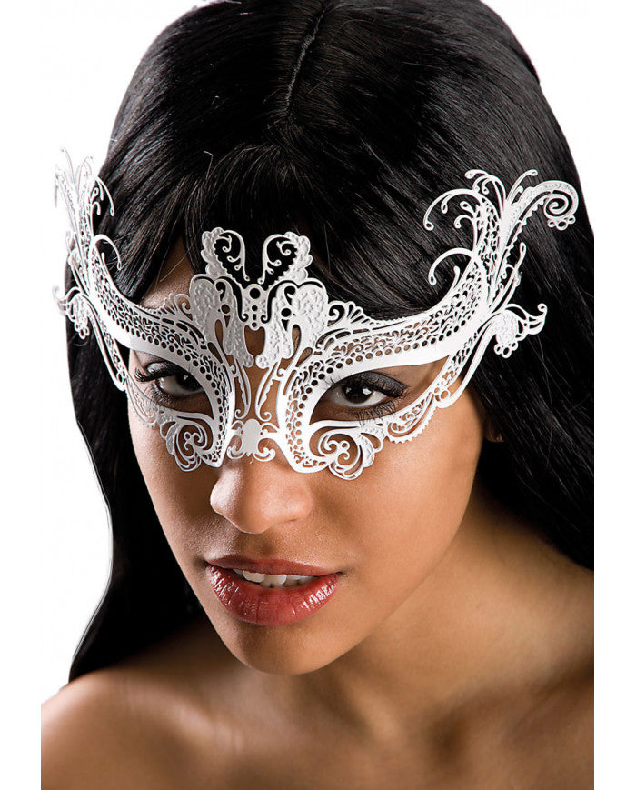 maschera bianca elegante