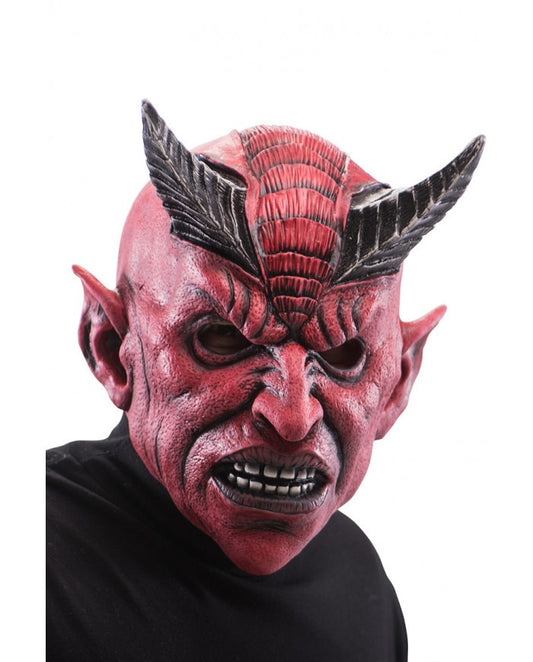 maschera demone rosso