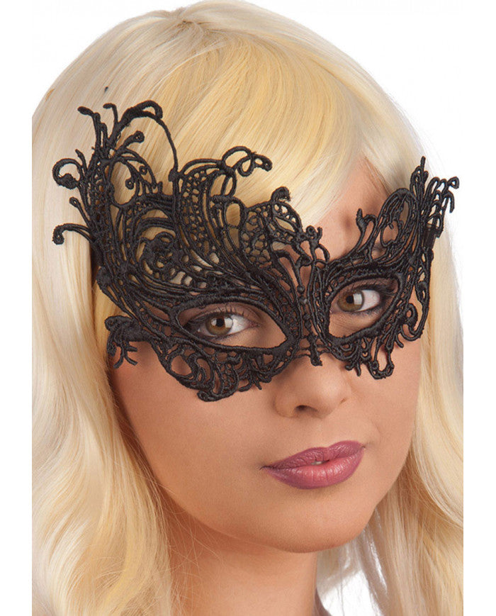 Maschera domino nera