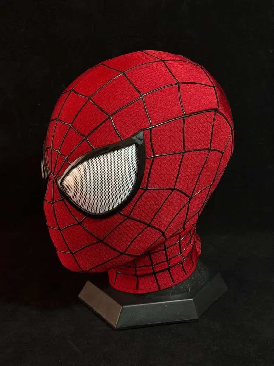 Maschera Spiderman Realistica con Dettagli in 3D e Occhi Magnetici