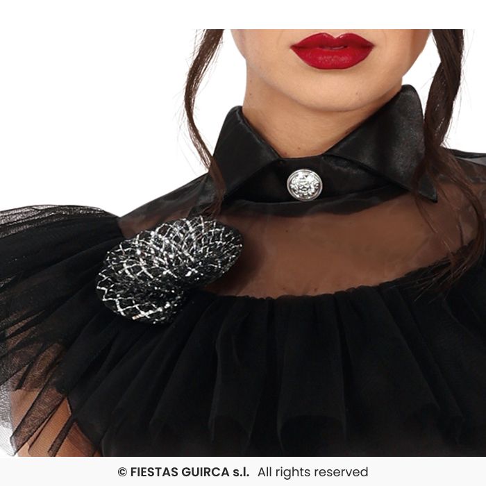 Costume Adulta Mercoledì Versione Ballo Famiglia Addams