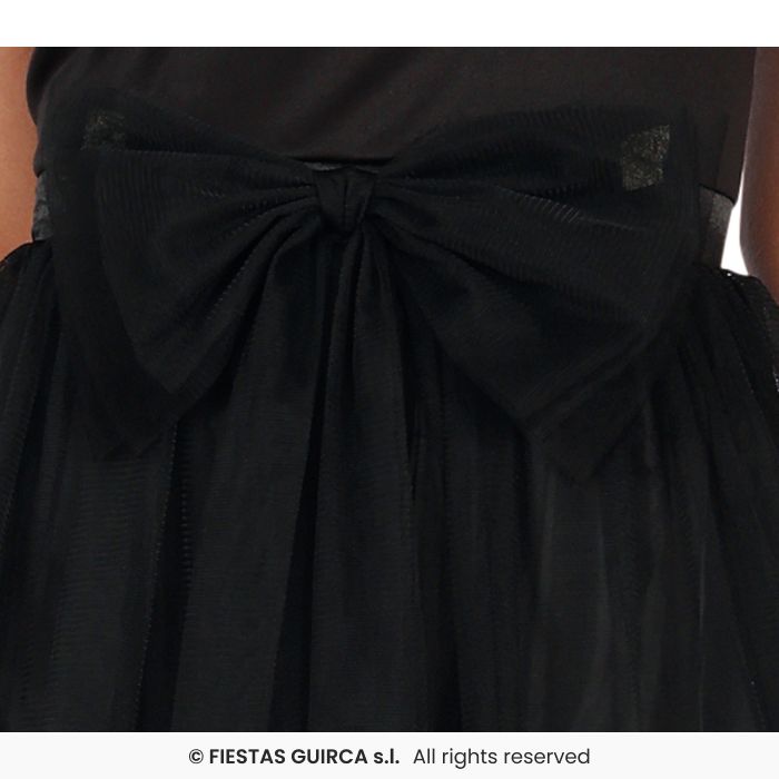 Costume Adulta Mercoledì Versione Ballo Famiglia Addams