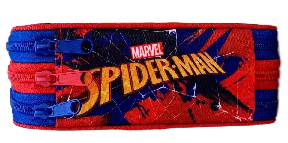 Astuccio 3 Zip Spiderman Originale Marvel Completo 45 Pezzi Giotto