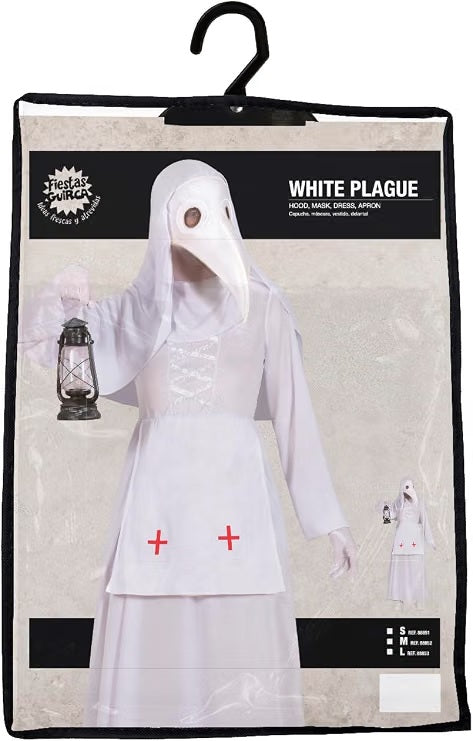 Costume Adulto Medico Della Peste Completo di Maschera