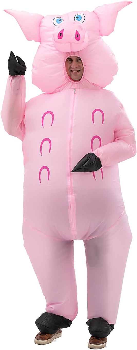 Costume Gonfiale Adulto Maiale Pig