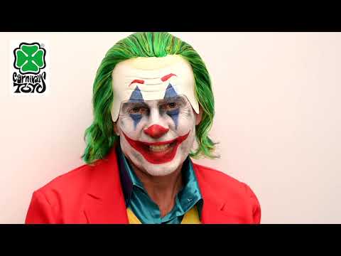 Parrucca Joker Crazy Clown con Calotta in Lattice