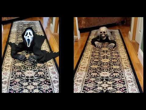Decorazione Animata Ghost Face Originale da 82 Cm Scream Halloween