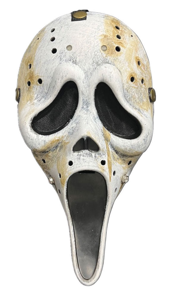 Maschera Ghost Face Scream Originale Hockey Jason Venerdì 13 Invecchiata