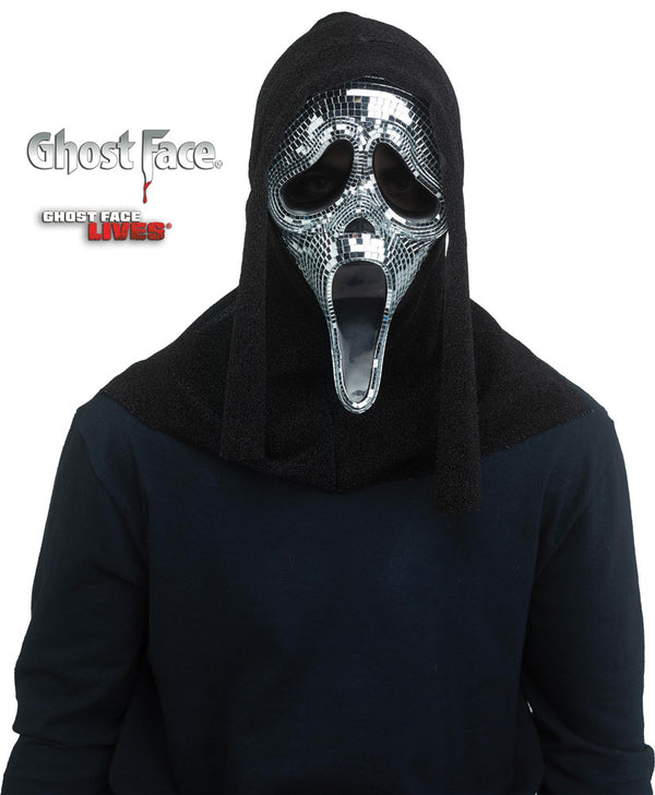 Maschera Ghost Face Scream Originale Mirror Specchiata Silver