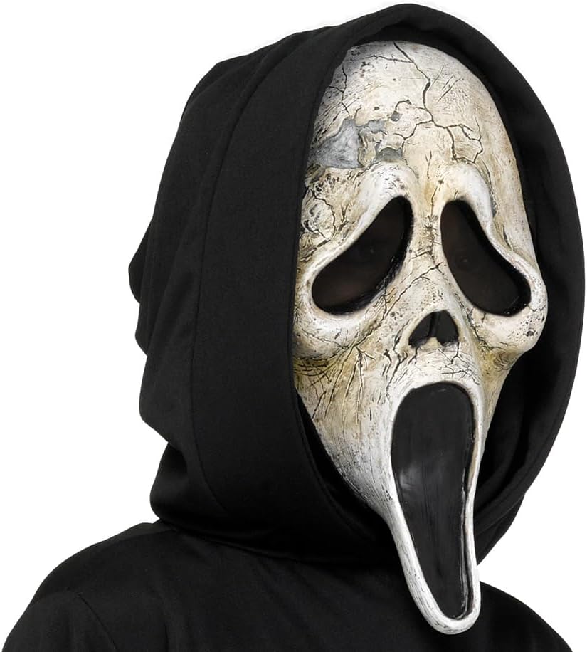Maschera in Lattice Ghost Face Zombie con Cappuccio Originale Scream