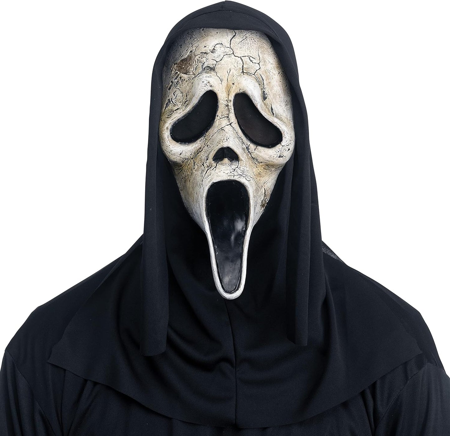 Maschera in Lattice Ghost Face Zombie con Cappuccio Originale Scream