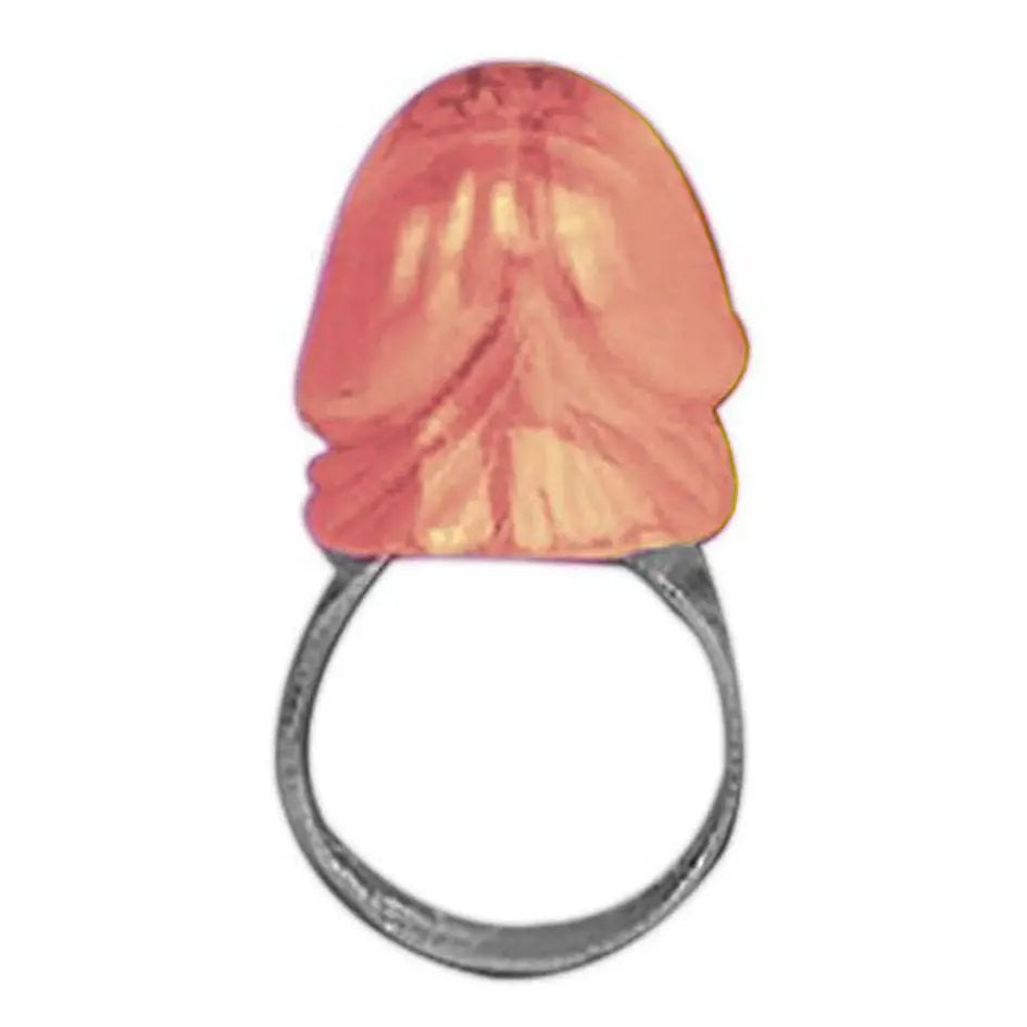 Anello con Pene Gadget Erotico con Sexy Pisello Addio al Nubilato Matrimonio Trash