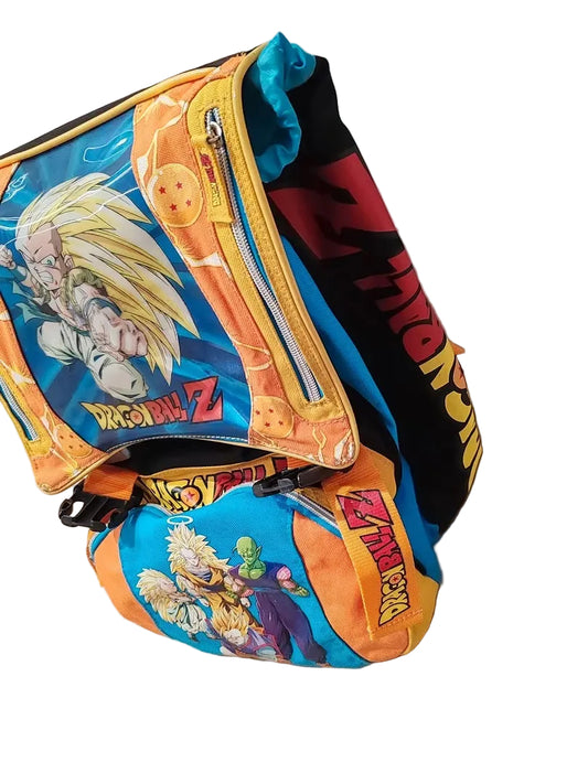 Zaino DragonBall Z Scuola Cartella Estensibile Originale SJ Seven 2009