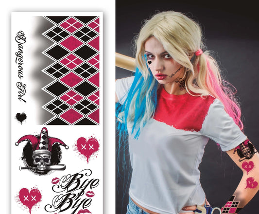 tatuaggio Harley Quinn DC Comics