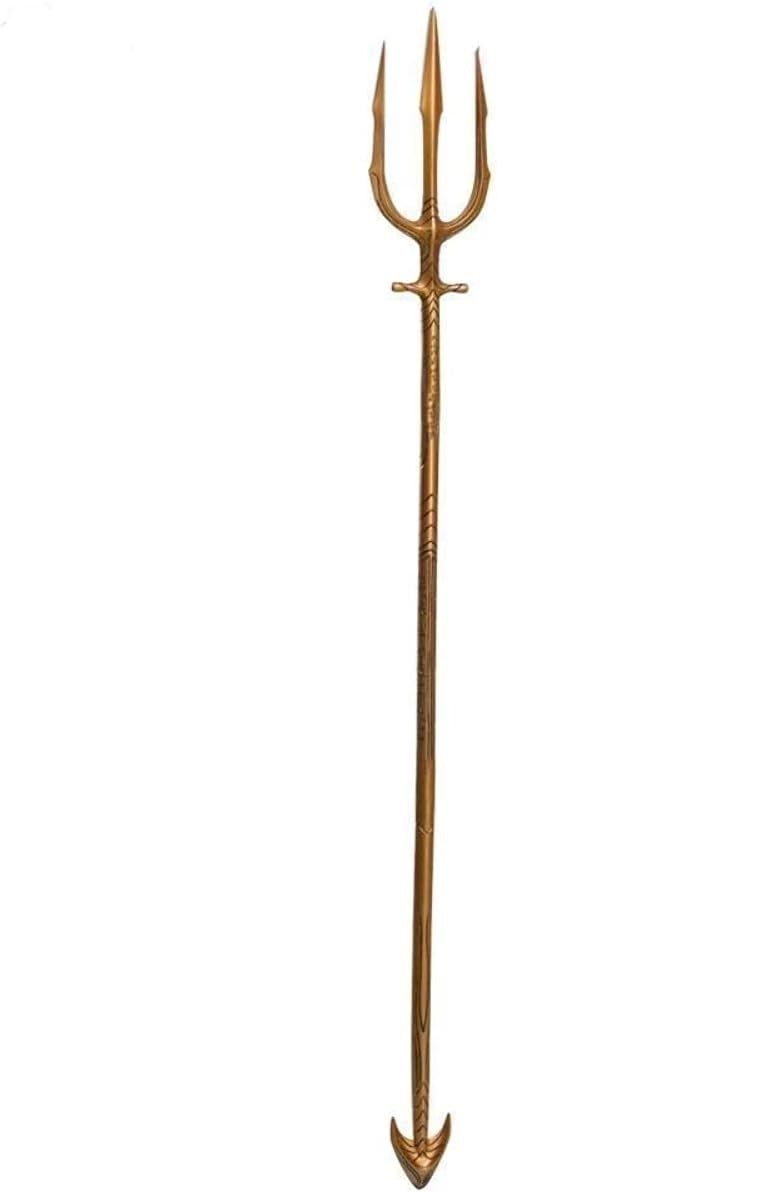 Tridente Aquaman Componibile Supereroe Dio del Mare Originale DC 125 cm