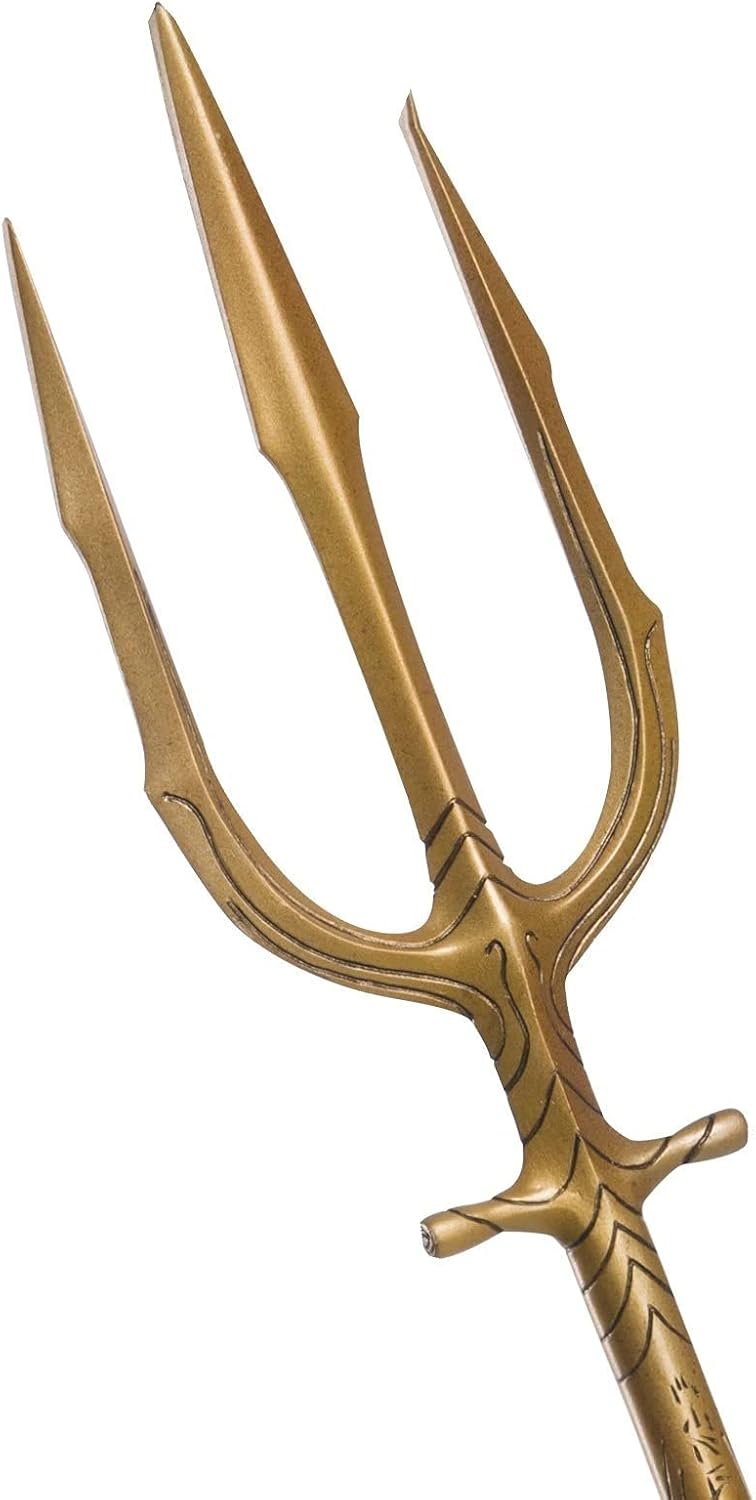 Tridente Aquaman Componibile Supereroe Dio del Mare Originale DC 125 cm
