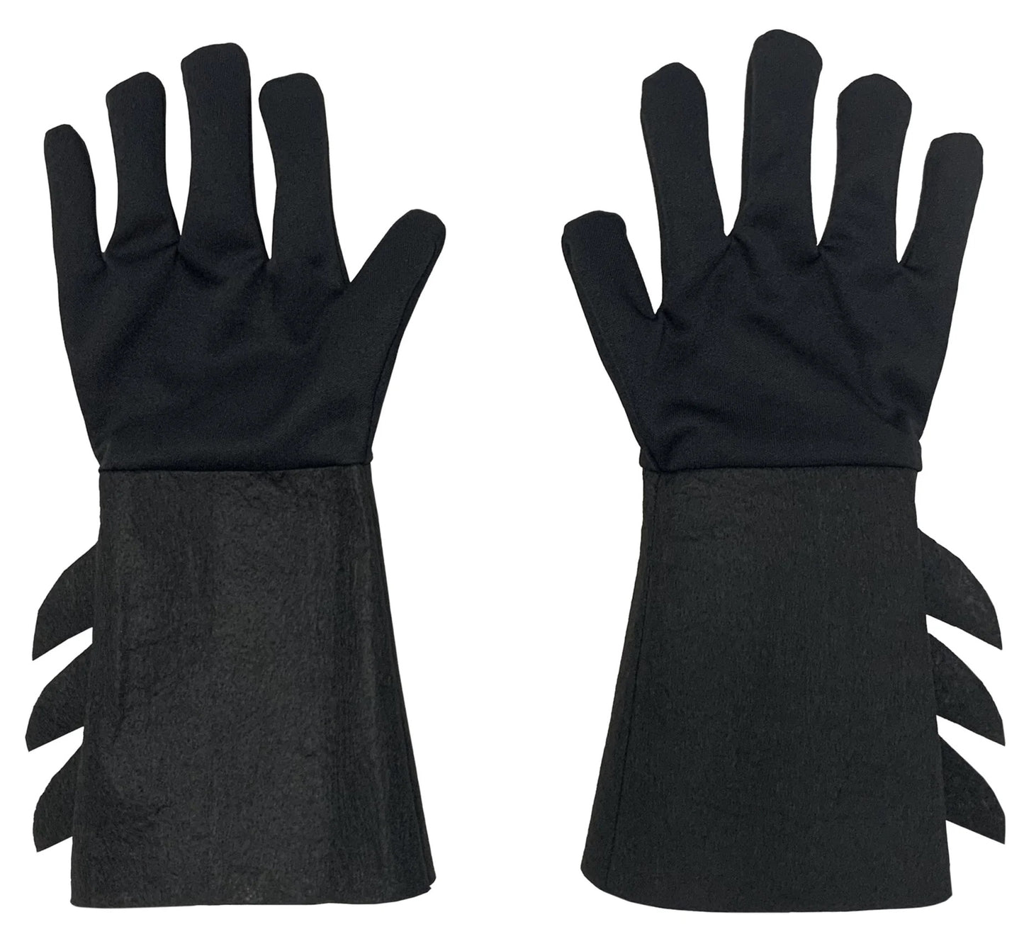 Guanti Supereroe Batman Pipistrello Nero con Alette  Adulto