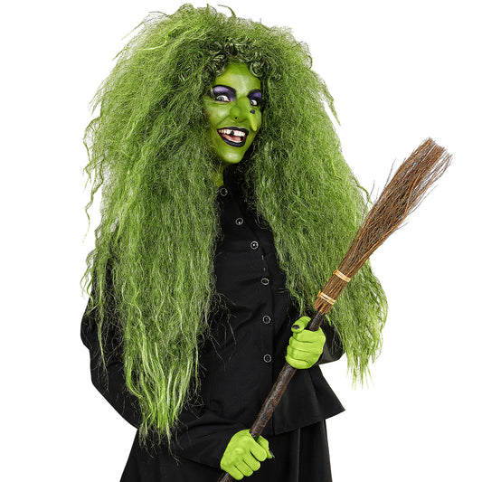 parrucca verde strega