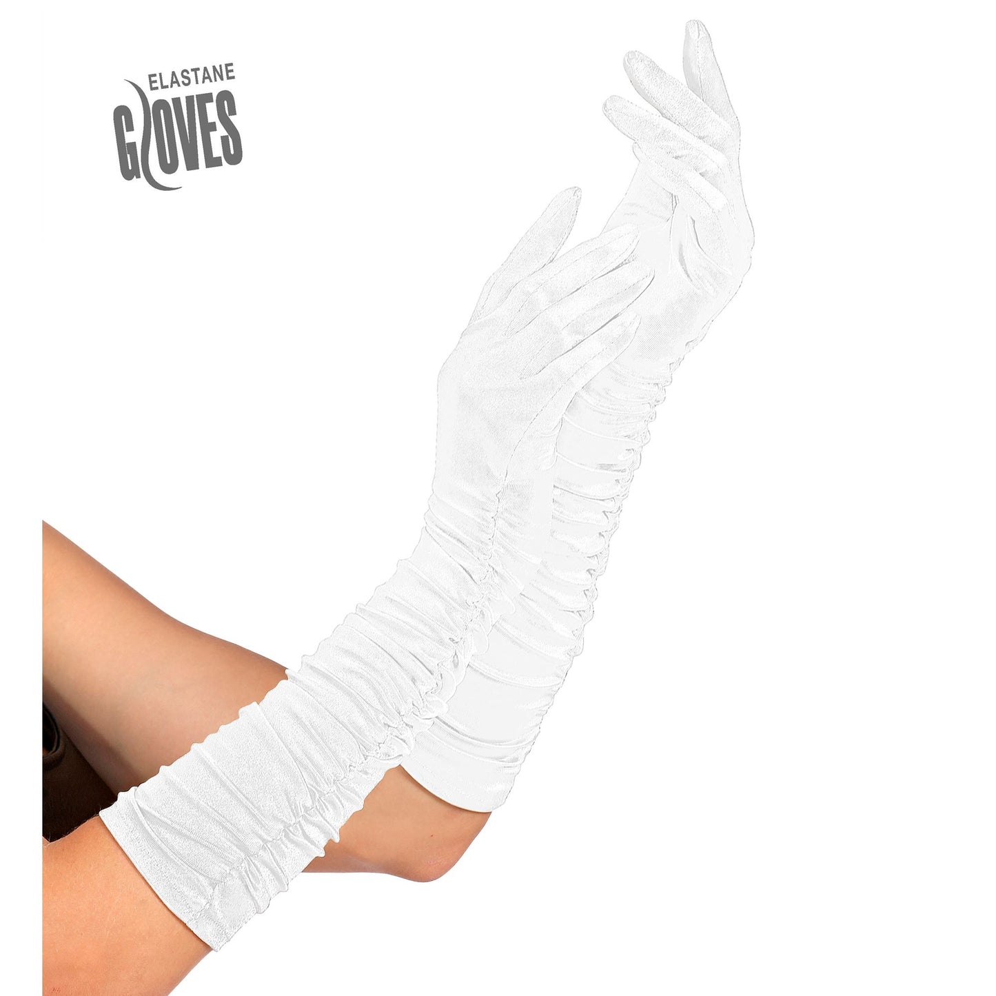 guanti bianchi lunghi