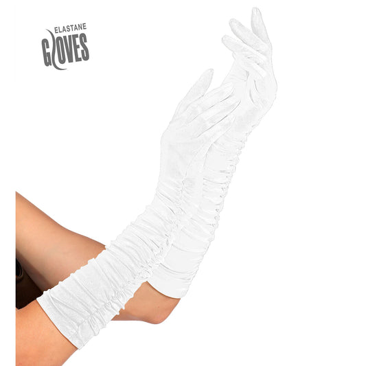 guanti bianchi lunghi
