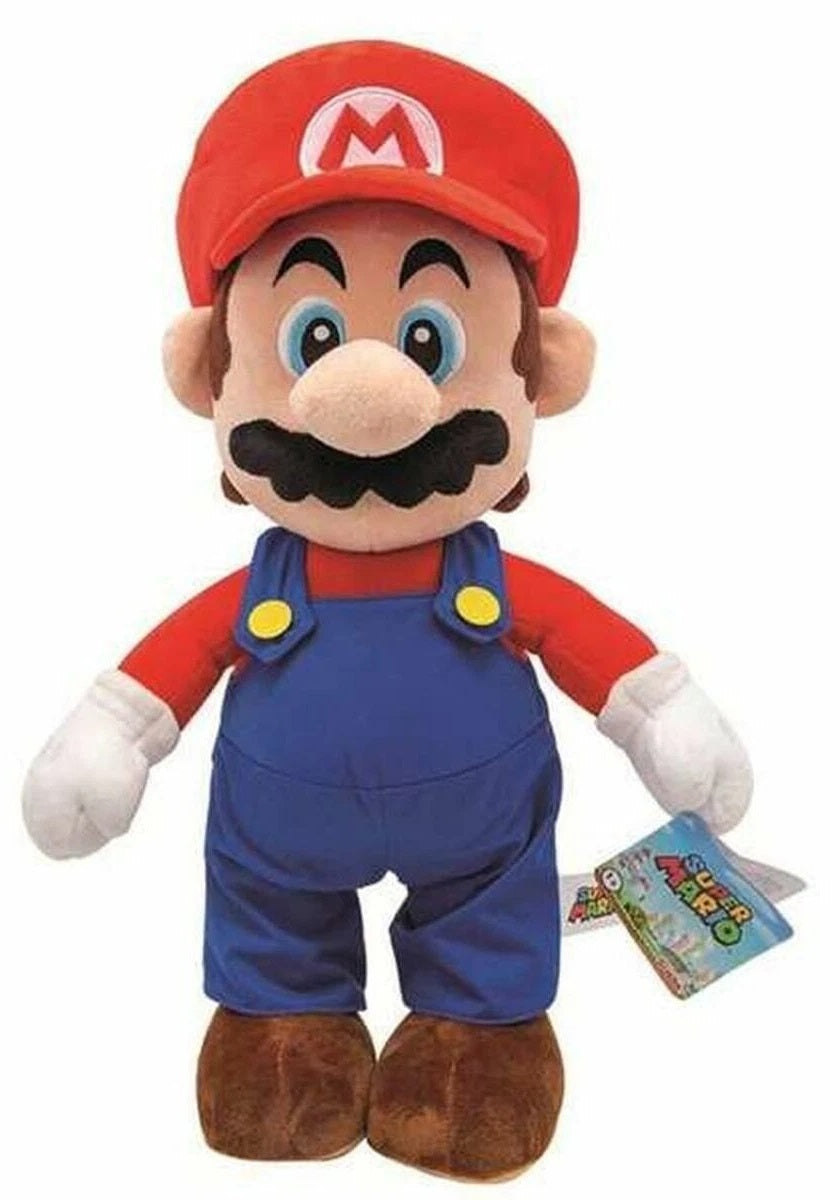 Peluche Super Mario Jumbo Originale Nintendo 50cm