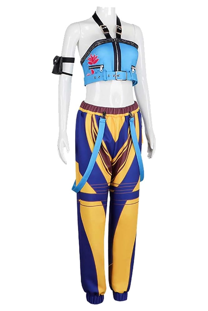 Costume Deluxe Kpop Huntrix Demon Hunters Zoey con Accessori e Gioielli