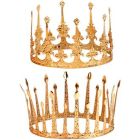 Corona Lusso in Alluminio Oro in Due Modelli Re e Regine