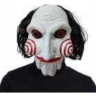 Maschera In Lattice con Parrucca Saw L'Enigmista Billy Jigsaw Cinema Horror