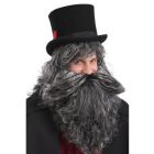 Barba Mangiafuoco Vichingo Brizzolata Extra Volume 40 cm