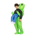 Costume Gonfiabile Bambino Rapito da Alieno Verde