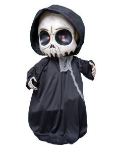 Baby Scheletro Morte Horror con Luce Suono e Movimento Animatronica alto 90cm
