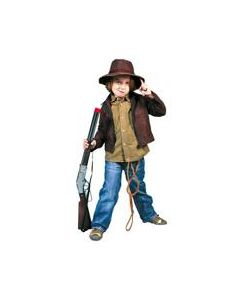 Costume Cowboy - Indiana Jones Completo di Giacca, Cappello e Frusta
