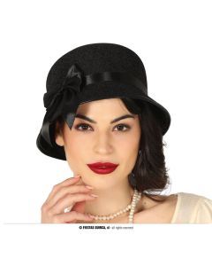 Nome: Dama Eleganza Premium Sombrero Negro