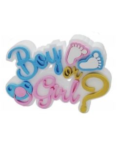 Baby Shower Lui Lei Deco Poli Boy or Girl 35x25x6