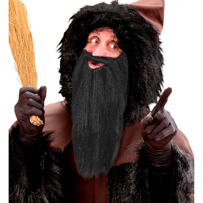 6 Barbe Finte Autoadesive Nero - Per Costumi Halloween, Pirata, Carnevale, In Pelliccia Artificiale Morbida - Foto 9